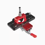 Tydeey 35MM Concealed Hinge Jig Aluminum Alloy Hinge Boring Drill Guide Jig for Woodworking Cabinet Doors