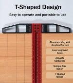 T square ruler - 39inch for woodworking.