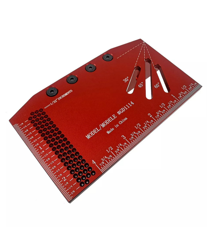 Woodworking Saddle Square Gauge 3D Mitre Square Angle Ruler
