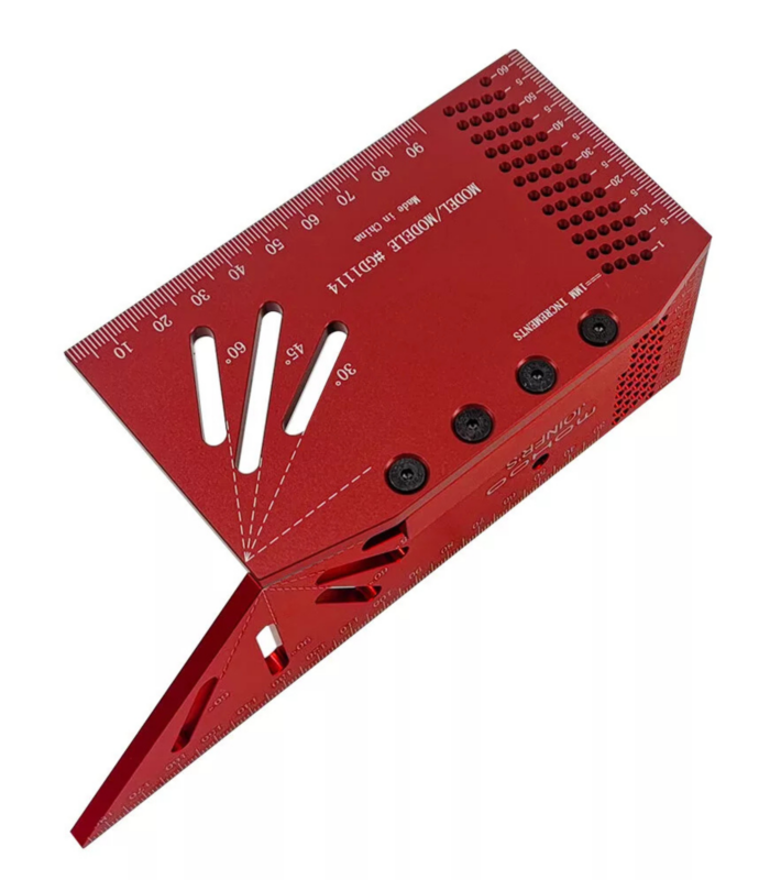 Woodworking Saddle Square Gauge 3D Mitre Square Angle Ruler