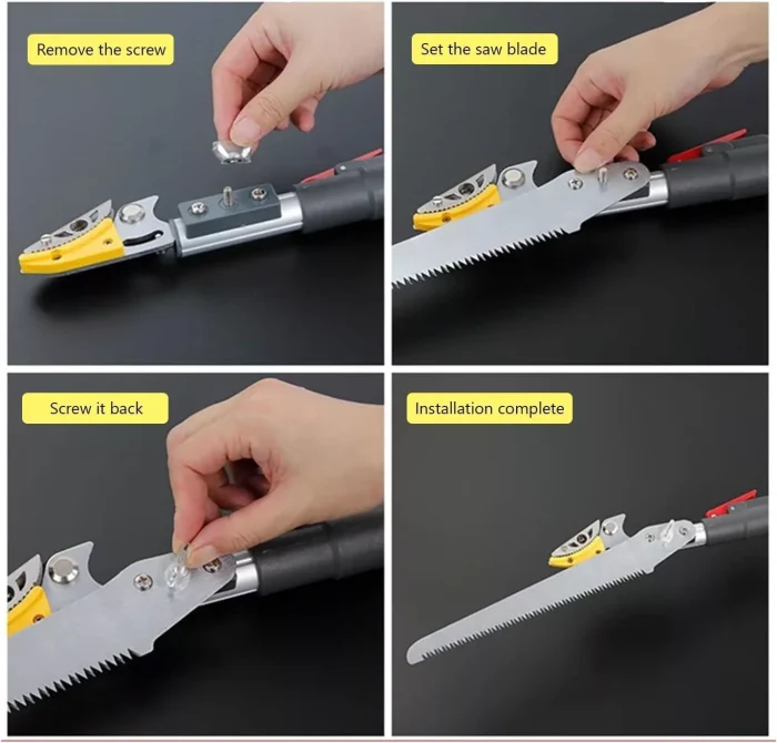 telescoping pole saw tree cutter