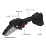 cordless handheld chainsaw with battery