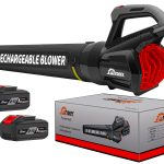 Leaf Blower cordless with battery and charger, 400 CFM, 2X 21V 4 AH